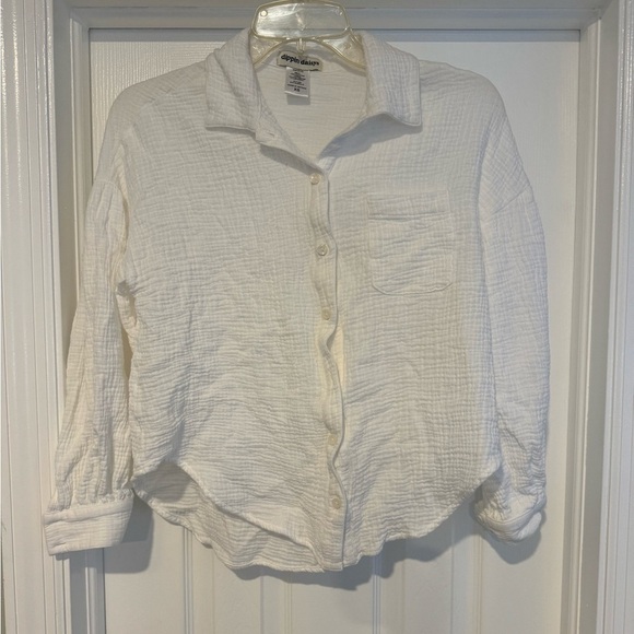 Dipping Daisy’s white button down top size XS - Picture 1 of 7